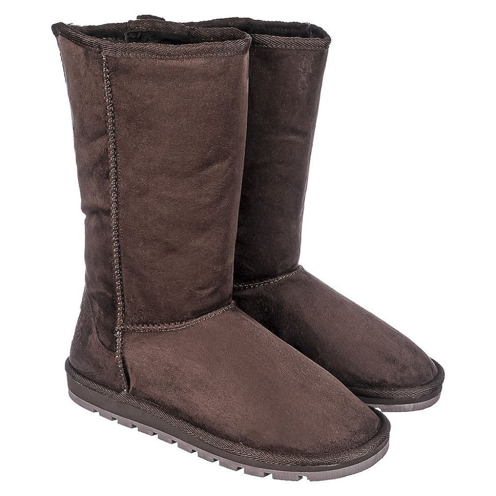 FLAT READY FOR THE SNOW MID-CALF BOOT Women – Brown Suede ( BRAND NEW !!!!!!!!